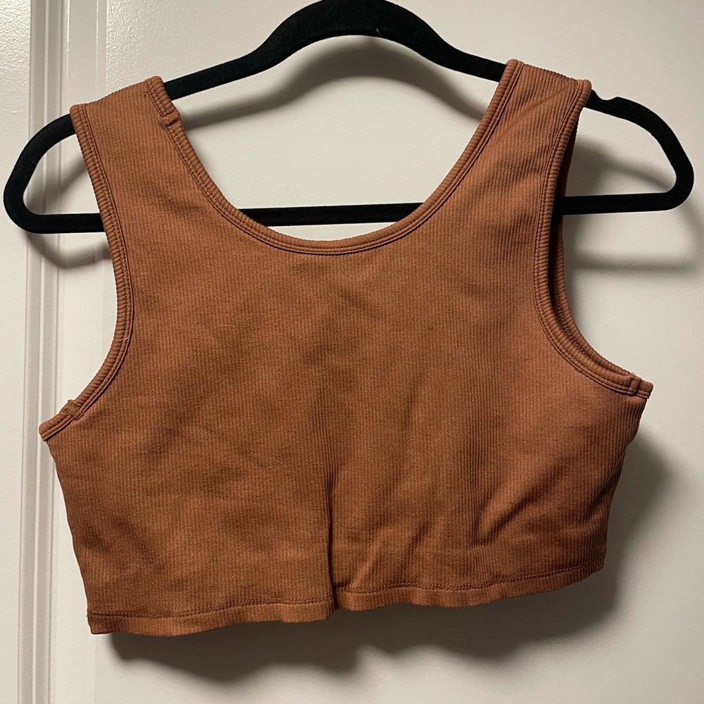 ribbed cropped top